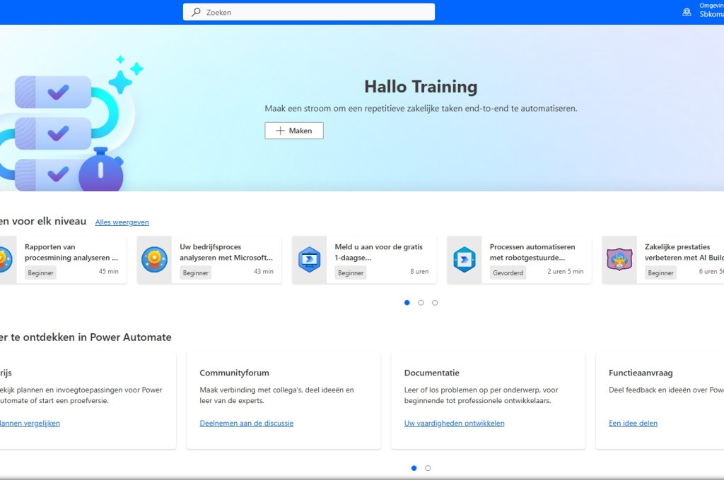 Power Automate Training enschede hengelo apeldoorn